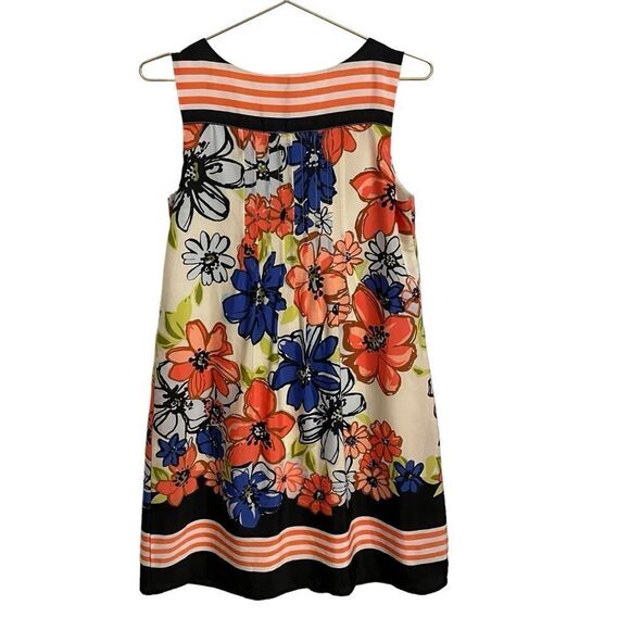 Rabbit Rabbit Rabbit Designs Sleeveless Floral A-Line Swing Dress Size 6 - Picture 4 of 6